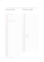 2025 ADINA Reservierungsbuch A4 silber-metallic 1 Tag auf 1 Seite Balacron Einband
