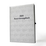 2025 ADINA Reservierungsbuch A4 silber-metallic 1 Tag auf...