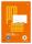 Staufen Premio Schulblock A4 50 Lin.29 orange 5x9mm rautiert mit RL 4-Loch