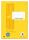 Staufen Premio Schulheft A4 16 Bl 90g Lin29 gelb 5x9mm rautiert mit RL
