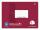 Staufen Premio Notenheft A5 quer LinN 8 Bl 90g/qm bordeaux 4 Notensysteme