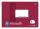 Staufen Notenheft A5 quer LinN 8 Blatt 90g/qm bordeaux 6 Notensys.