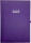 2025 ADINA Wochenkalender A5+ violett-metallic 24x16cm 1 Woche auf 2 S