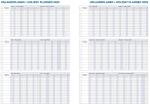 2025 ADINA Wochenkalender A5+ weiss-metallic 24x16cm 1 Woche auf 2 S