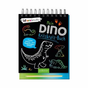 arsEdition Kreativbuch Mein Dino Kritzkratz Buch