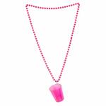 WIDMANN Schnapsglaskette neonpink
