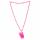 WIDMANN Schnapsglaskette neonpink