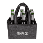 OOTB Flaschentasche aus Filz mit 6 Fächern Sixpack
