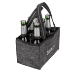 OOTB Flaschentasche aus Filz mit 6 Fächern Sixpack