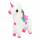 Boland Piñata Einhorn (XS) weiß