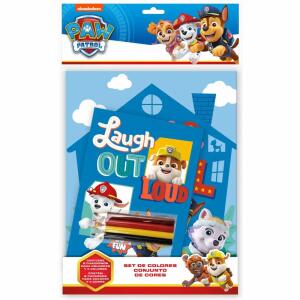 Malset PAW PATROL mit Malbuch