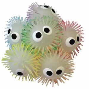 LED Funny-Zottelball Ø 100mm 6fach sortiert