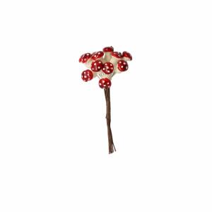 GLOREX Bastelset Deko-Pilze mit Draht