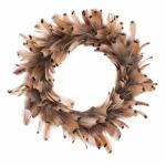 GLOREX Bastelset Federkranz 18 cm