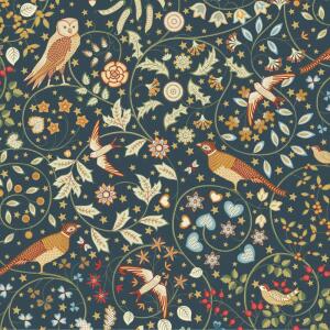 Braun & Company Servietten Atelier Magical Forest indigo 33x33cm 20 Stück