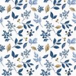 ti-flair Servietten Frosty Leaves 3-lagig blau 33x33cm 20...