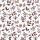 ti-flair Servietten Frosty Leaves 3-lagig bordeauxrot 33x33cm 20 Stück