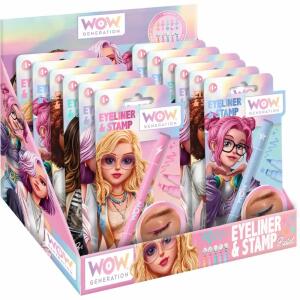 Farbige Eyeliner WOW GENERATION mit Stempel 5fach sortiert