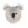 amscan Lampion Wild Animals Koala Papier grau 25cm