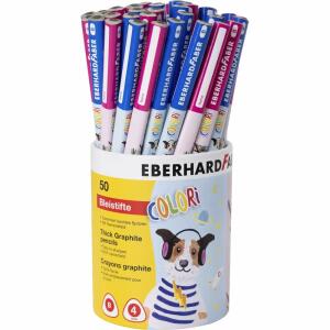 EBERHARD FABER Schreiblernstift Colori Köcher mit 50 Schreiblernstiften