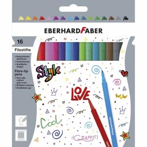 EBERHARD FABER Filzstifte 16 Stück Kartonetui