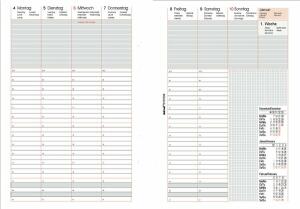 Timer Ersatzeinlage 2025 1 Woche/ 2 Seiten DIN A5