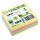 UPM Notes Haftnotizen Brillantmix gelb/pink/grün 75x75mm 3x 100 Blatt