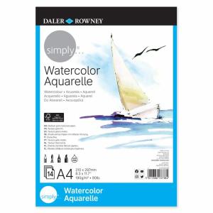 DALER ROWNEY Aquarellblock Simply DIN A4