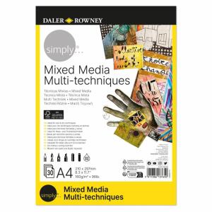 DALER ROWNEY Block Simply Mixed Media DIN A4