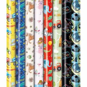 Geschenkpapier Bambini 70x200cm 8fach sortiert