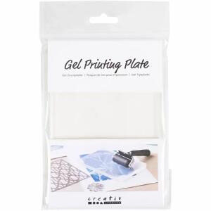 creativ company Gel Druckplatte matt transparent