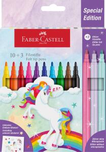 Faber Castell Filzstift Einhorn 10+3 und Sticker