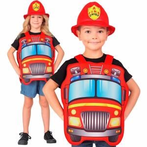 WIDMANN Kinderkostüm Feuerwehrmann Größe 113 (110/116)