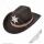WIDMANN Cowboyhut mit Sherifstern schwarz Kindergröße