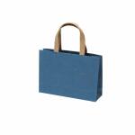 RÖSSLER Geschenktasche Coco jute-blue 260x200x90mm