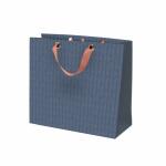 RÖSSLER Geschenktasche Leaf Blue 310x260x120mm