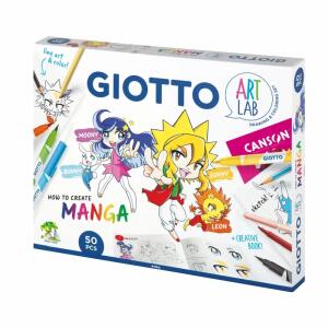 GIOTTO Mal- und Zeichenset ART LAB Manga 50 Teile