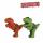 Dinosaurier mit Licht Sound und Rauch 17cm 2fach sortiert