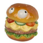OOTB Spardose mit Schloss Burger mit Augen in Box