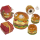 OOTB Spardose mit Schloss Burger mit Augen in Box