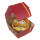 OOTB Spardose mit Schloss Burger mit Augen in Box