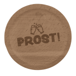OOTB Holz-Untersetzer mit Spuch und Flaschenöffner