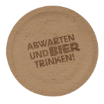 OOTB Holz-Untersetzer mit Spuch und Flaschenöffner