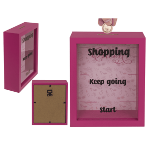 OOTB Holz-Spardose Shopping Queen