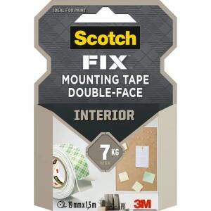 Scotch Tape Innenmontageband FIX Doppelseitig 19mmx1,5m bis 7kg