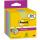 Post-it Haftnotizwürfel Super Sticky Notes 3 Farben 76x76mm 360 Blatt