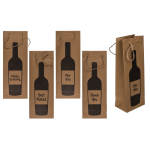 OOTB Weinflaschen-Kraftpapier-Geschenktüte