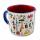 Muddastadt Tasse Scribble Berlin weiß