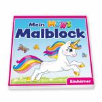 Malblock Mini Einhörner 10x10,5cm