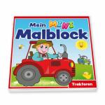 Malblock Mini Traktoren 10x10,5cm
